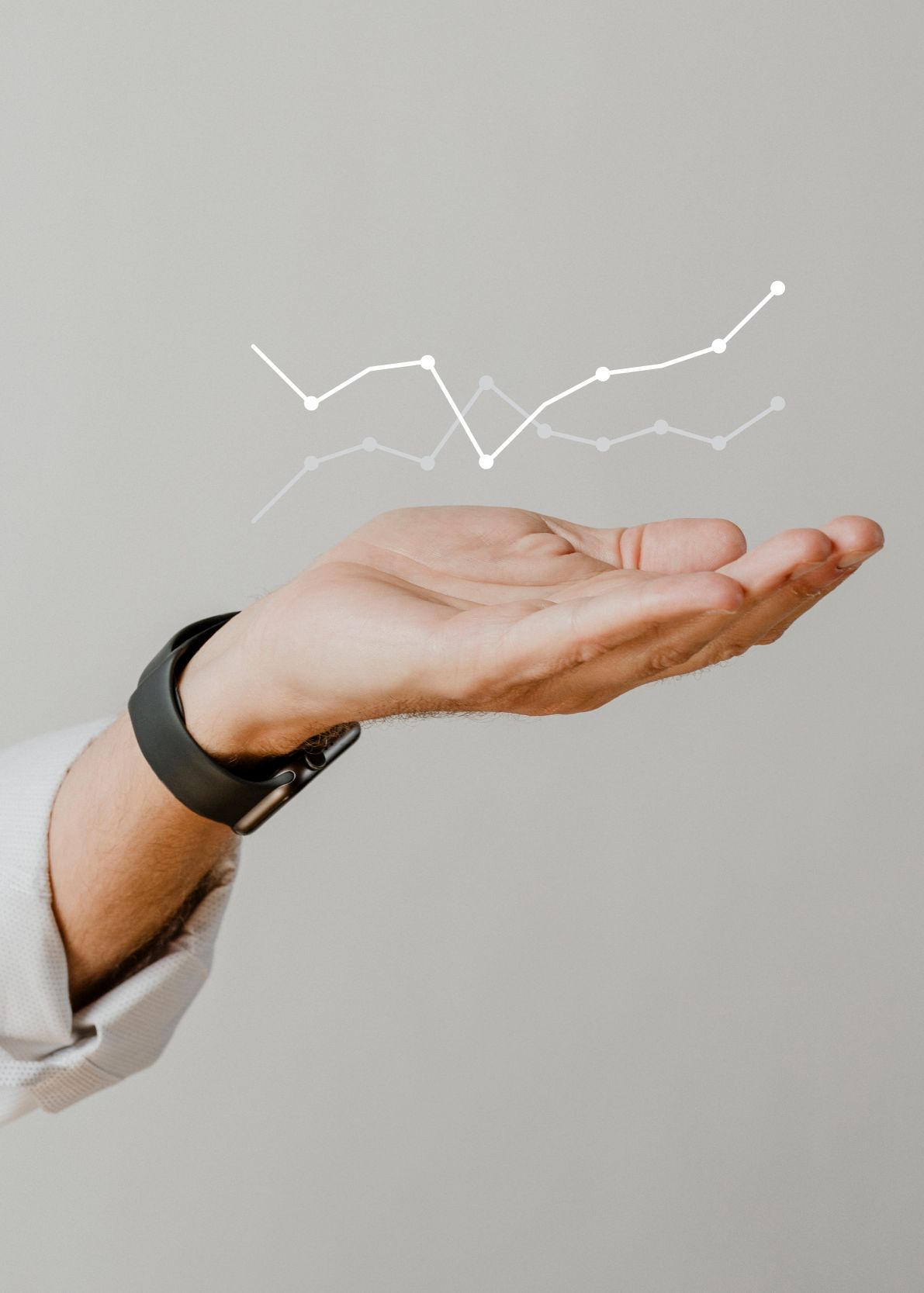 KPI grafikonok és teljesítménymutatók digitális kijelzőn